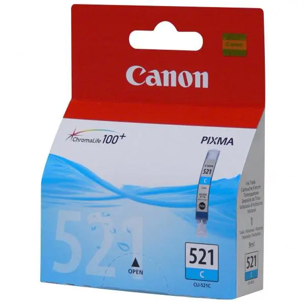 Canon CLI-521C, azurový 2934B001