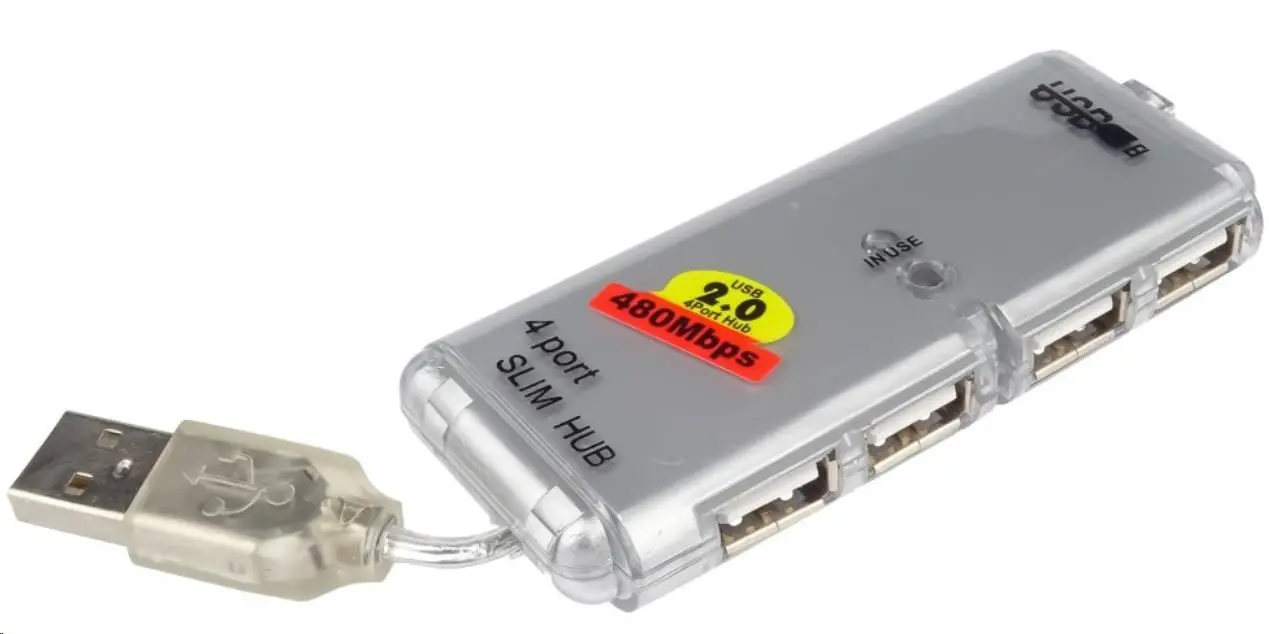 PremiumCord USB 2.0 HUB 4-portový bez napájení