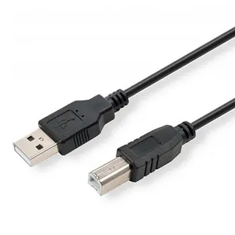 Logo USB kabel (2.0), USB A samec - USB B samec, 1.8m, DOPRODEJ