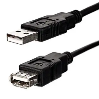 Logo Economy USB prodlužka (2.0), USB A samec - USB A samice, 1.8m, černý, DOPRODEJ