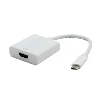 USB/Video převodník, DP Alt Mode, USB C samec - HDMI samice, bílý, plastic bag 4K2K@30Hz, DOPRODEJ