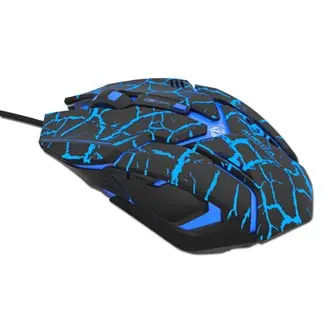 E-blue Auroza Gaming Myš drátová, černá, 4000DPI