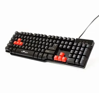Red Fighter K1 klávesnice drátová (USB) US, černá