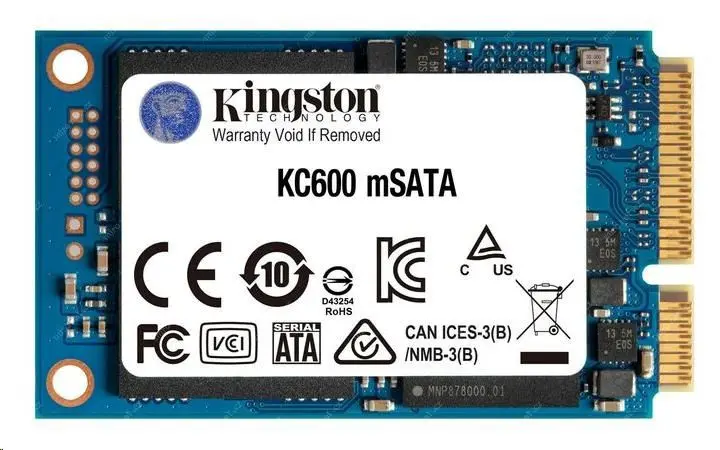 Kingston KC600/256GB/SSD/mSATA/5R