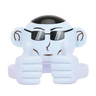 Promate Bluetooth reproduktor Ape, Li-Ion, 1.0, 3W, bílý, ,pro děti, držák telefonu, DOPRODEJ