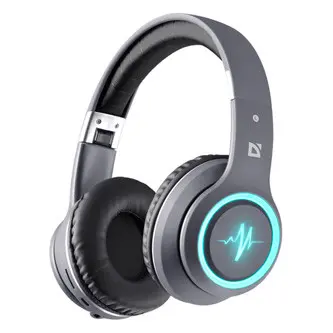 Defender FreeMotion B571 sluchátka s mikrofonem, bezdrátová, šedá, 2.0, 40 mm měniče typ micro-USB