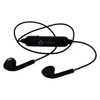 YZSY MASCA sluchátka s mikrofonem, bezdrátová, černá, bluetooth, DOPRODEJ
