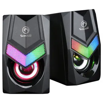 Marvo reproduktory SG-118, 6W, černé, podsvícené