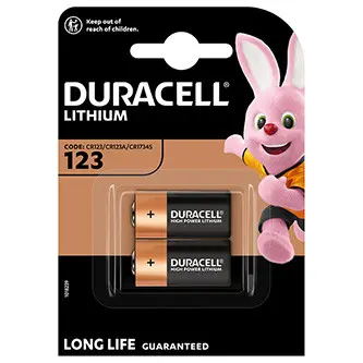 Duracell ULTRA Jednorázová lithiová baterie CR123A, 2-pack