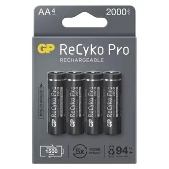 GP Nabíjecí Ni-MH baterie AA, 4-pack