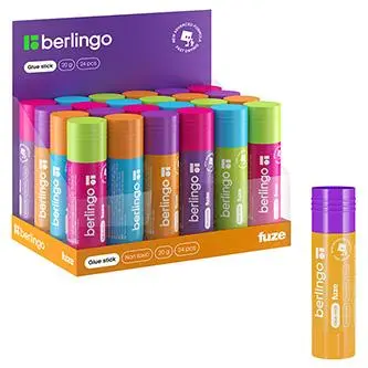 Lepidlo tyčinka Fuze, 20g, 24ks, Berlingo