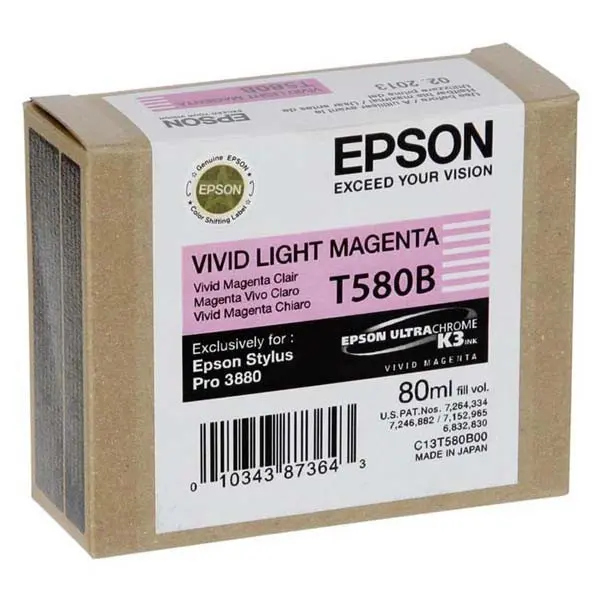 Epson T580B00 Vivid Light Magenta  (80 ml)