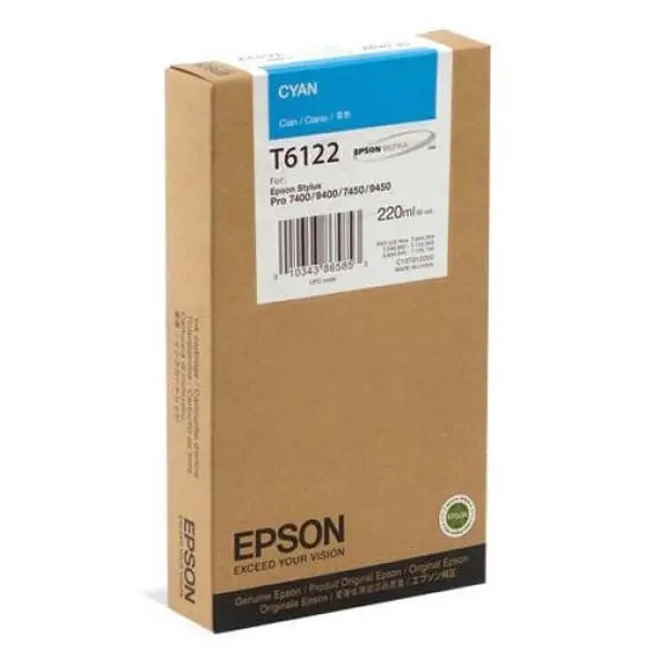 Epson T612  220ml Cyan