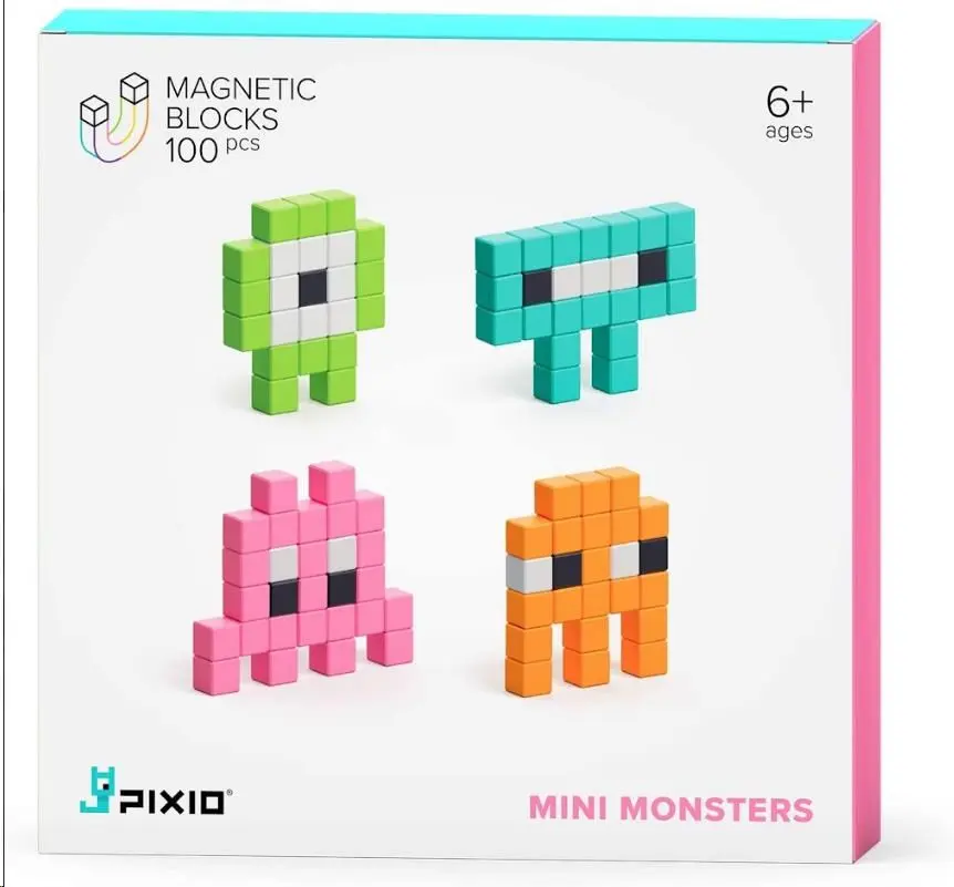 PIXIO Mini Monsters magnetická stavebnice