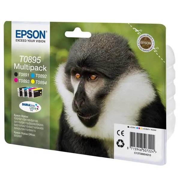 EPSON Multipack CMYK DURABrite Ultra (T0895) C13T08954010