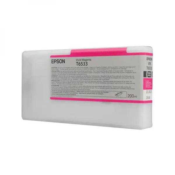 Epson T6533 Vivid Magenta Ink Cartridge (200ml)