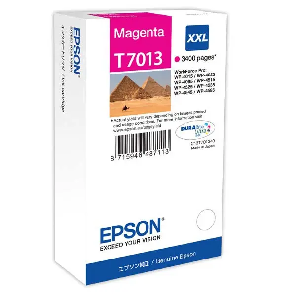 WP4000/4500 Series Ink Cartridge XXL Magenta 3.4k