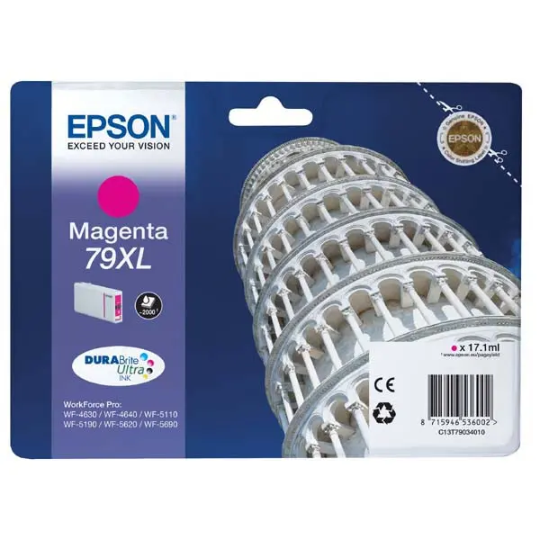 Singlepack Magenta 79XL DURABrite Ultra Ink