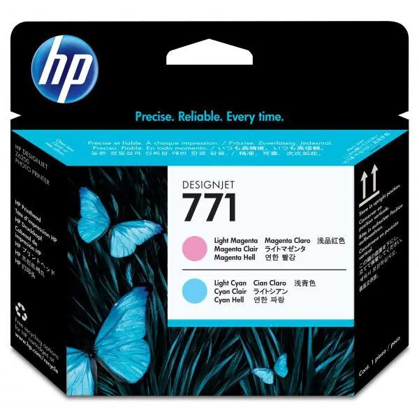 HP no 771 - sv.purpurov/sv.azur tisk.hlava, CE019A