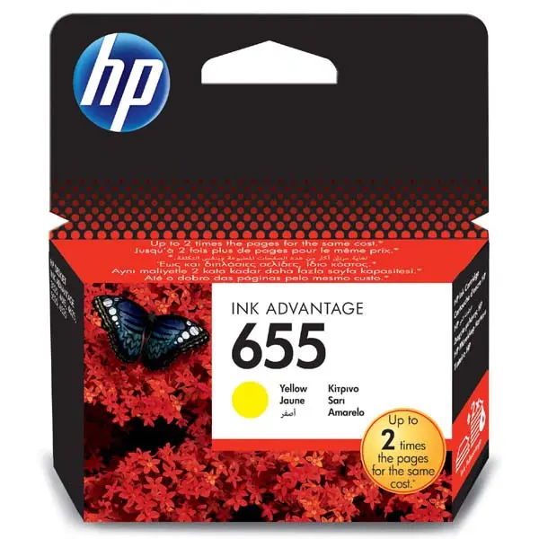 HP 655 žlutá inkoustová kazeta, CZ112AE
