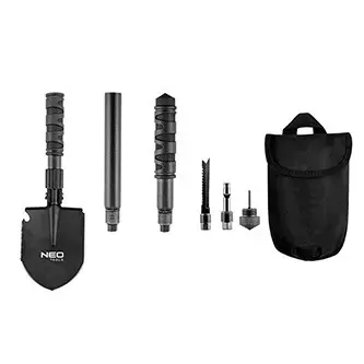 NEO TOOLS 63-122 skládací lopatka s motyčkou multifunkční 8v1