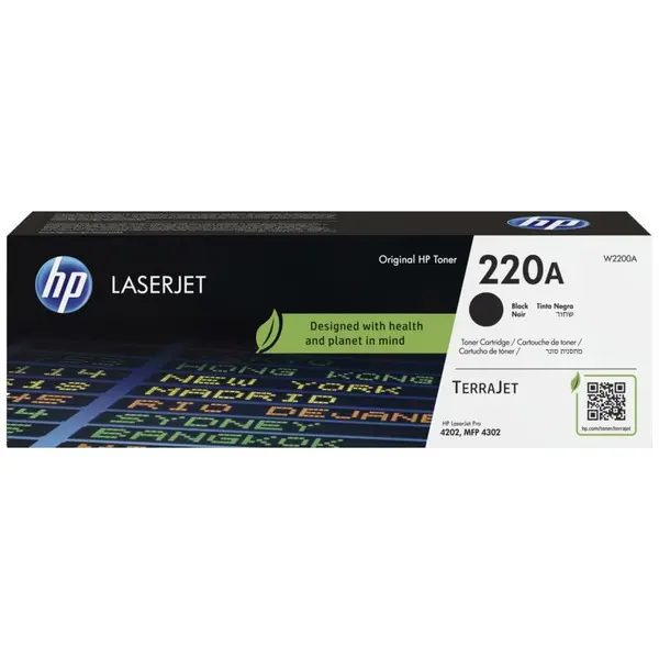 HP - toner č. 220A, W2200A, black (černý), 2K pro laserové tiskárny