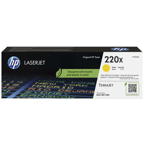 Toner HP 220X žlutý (W2202X)