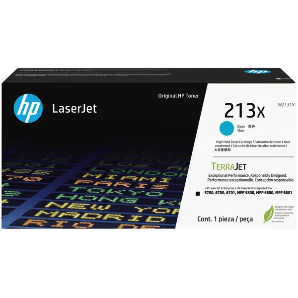 Toner HP 213X azurový (W2131X)