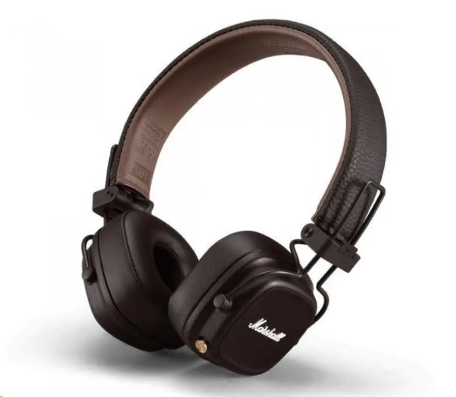 Marshall Major IV Bluetooth sluchátka, velká, hnědá