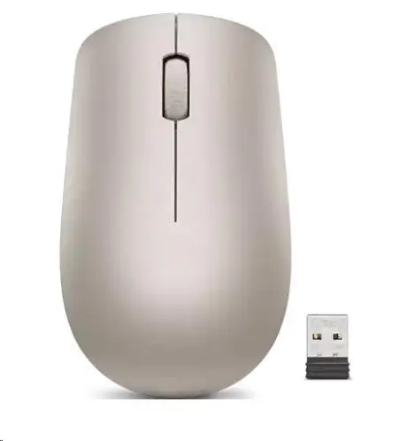Lenovo 530/Cestovní/Optická/1 200 DPI/Bezdrátová USB/Almond