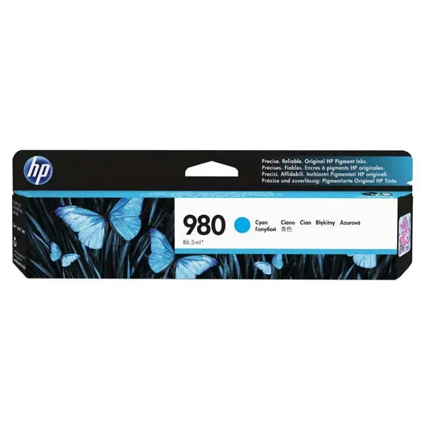 HP 980 azurová inkoustová kazeta, D8J07A