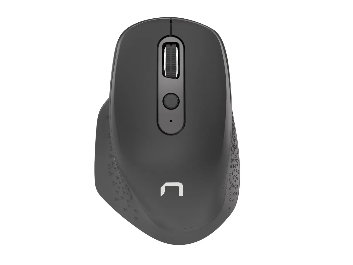 Natec optická myš FALCON/Kancelářská/Optická/Pro praváky/3 200 DPI/Bezdrátové Bluetooth/Černá