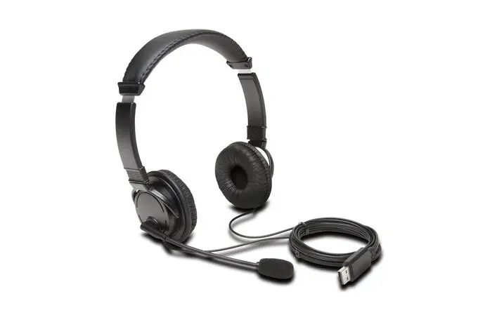 KENSINGTON USB Hi-Fi sluchátka s mikrofonem a ovládáním hlasitosti