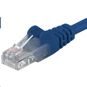 PremiumCord Patch kabel UTP RJ45-RJ45 level 5e 0.5m modrá