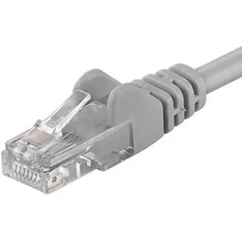 PremiumCord Patch kabel UTP RJ45-RJ45 CAT6 1, 5m šedá