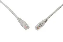 SOLARIX patch kabel CAT6 UTP PVC 1m šedý non-snag proof