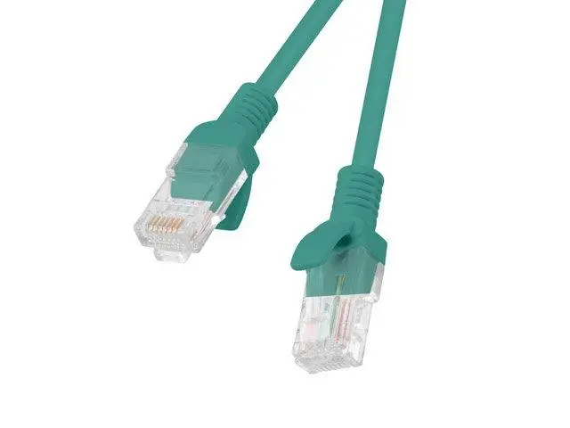 LANBERG Patch kabel CAT.5E UTP 5M zelený Fluke Passed