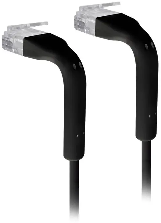Ubiquiti Ethernet Patch Kabel, 0,22m, Cat6, černý, 50-pack