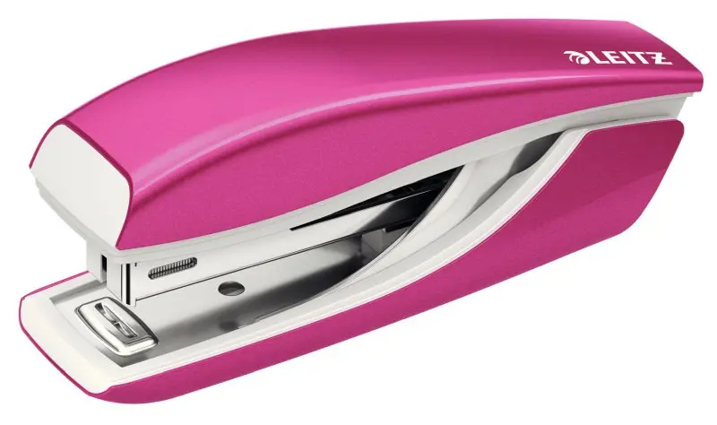 Mini sešívačka Leitz NeXXt 5528 WOW - metalická růžová