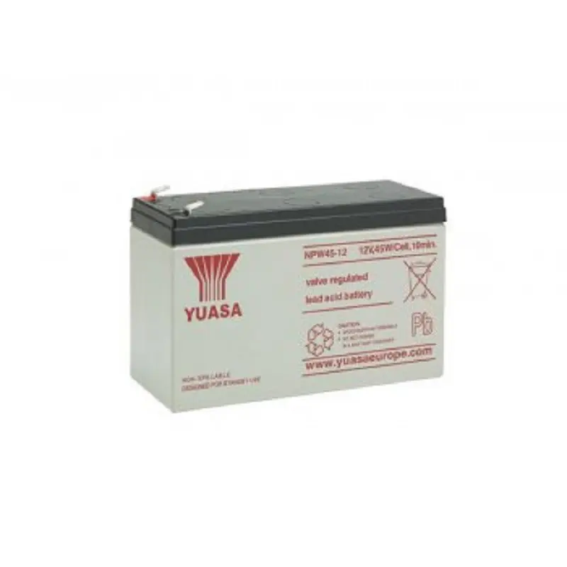 Fukawa YUASA NPW45-12 (12V; 45W/čl (7,5Ah); faston F2-6,3mm; životnost 5let)