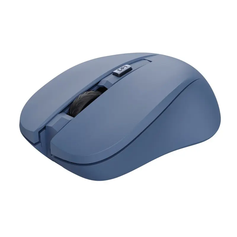 Trust Mydo/Kancelářská/Optická/1 800 DPI/Bezdrátová USB/Modrá 25041
