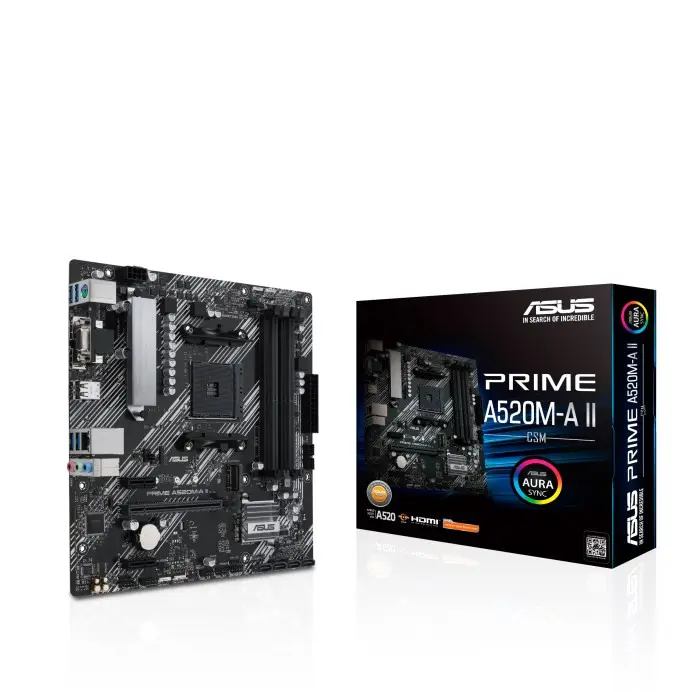 ASUS PRIME A520M-A II/CSM/AM4/mATX 90MB17H0-M0EAYC