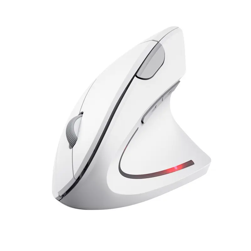 Trust Verto/Vertikální/Optická/Pro praváky/1 600 DPI/Bezdrátová USB/Bílá 25132