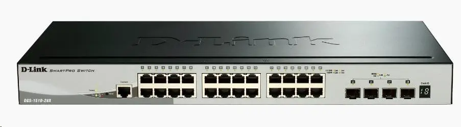 D-Link DGS-1510-28X 28-Port Gigabit Stackable Smart Managed Switch including 4x 10G SFP+