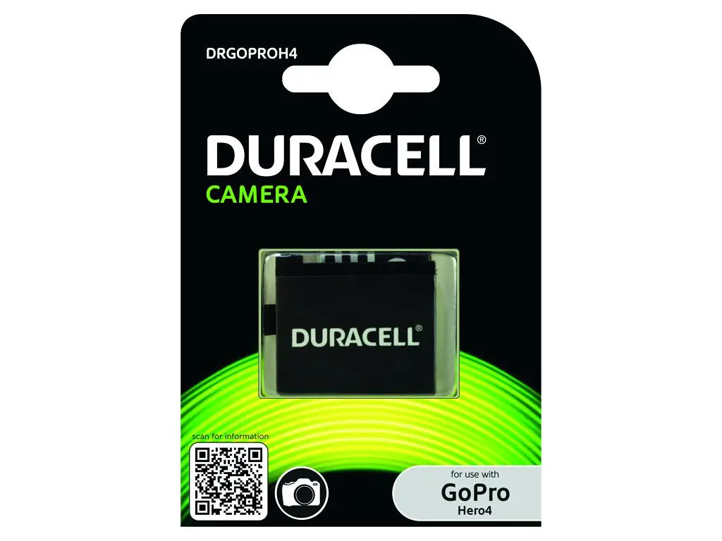 DURACELL Baterie - Náhrada GoPro Hero 4 AHDBT-401 baterie 3,8V 1160mAh - kit 2ks