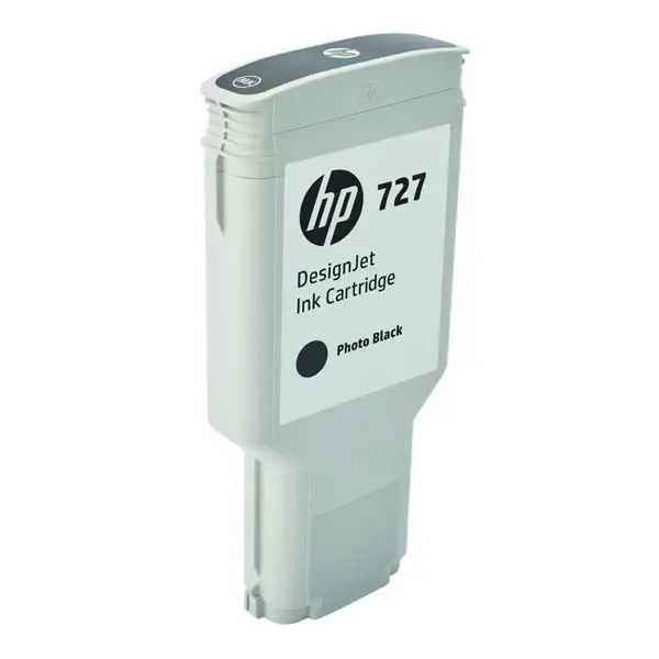 HP 727 300-ml Photo Black DesignJet Ink Cartridge F9J79A