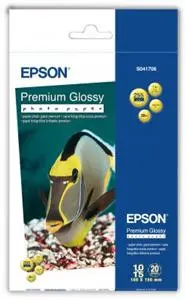 EPSON Paper Premium Glossy Photo 10x15,255g(20lis) C13S041706