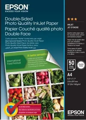 Double-Sided Photo Quality Inkjet Paper,A4,50 sheets