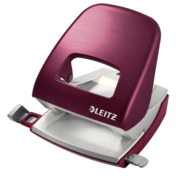 LEITZ Stolní děrovačka NeXXt STYLE 5006, granátově červená