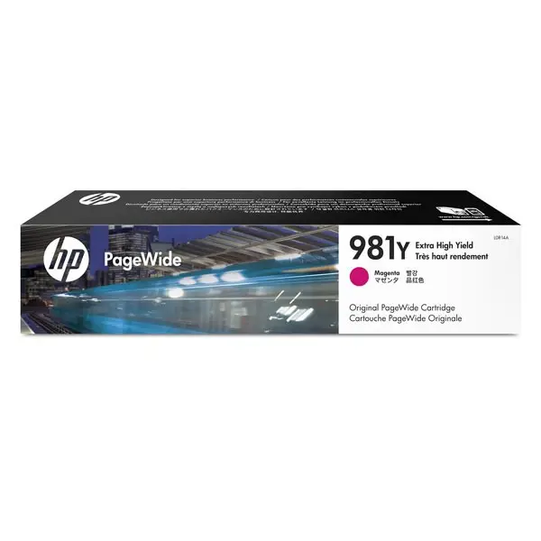HP 981Y - purpurová inkoustová kazeta, L0R14A